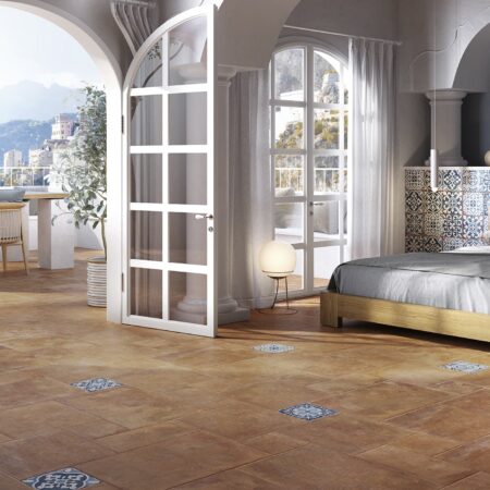 Cotto ceramic tile