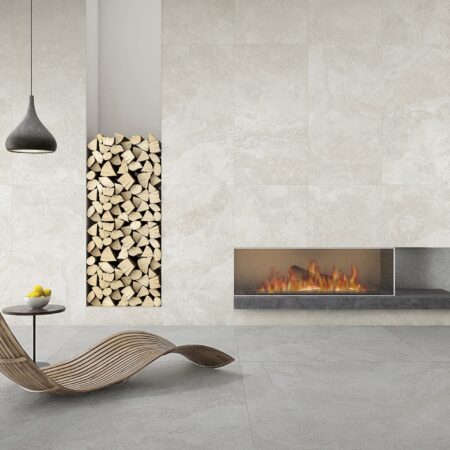 Porcelain marble effect tiles