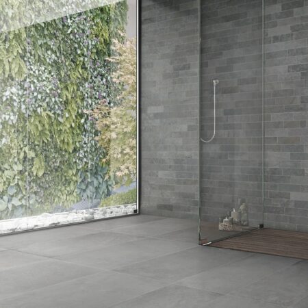 Stone effect ceramic tiles