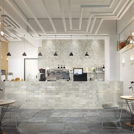 Stone effect ceramic tiles